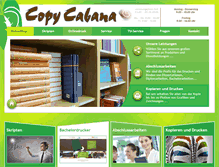 Tablet Screenshot of copycabana.net